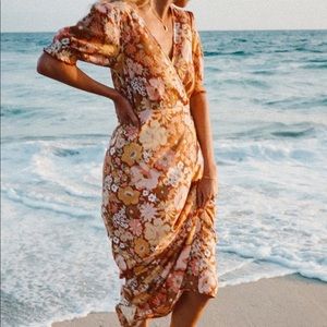 NWT Billabong dress hippie boho 70s style